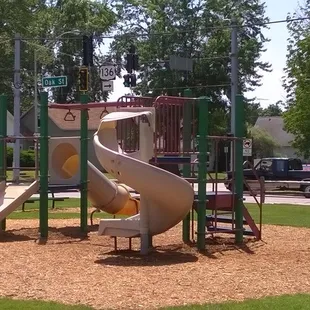 private playground for the ice cream customers!