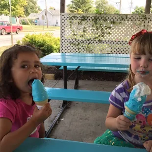 Smurf cones!