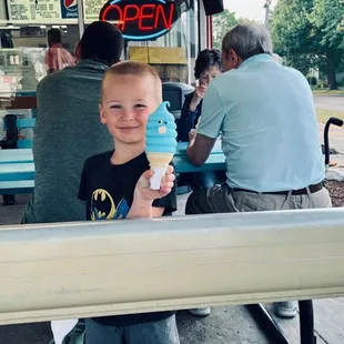 the blue cone