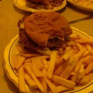 The mighty D-V Burger.