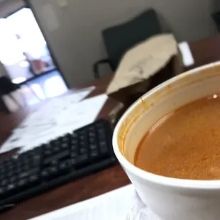 Fideo full to the rim. 32oz