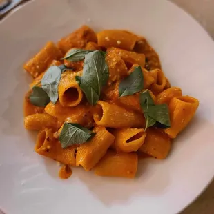 Spicy rigatoni