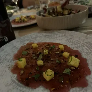 Bluefin Tuna Carpaccio
