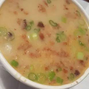 Potato &amp; leek soup