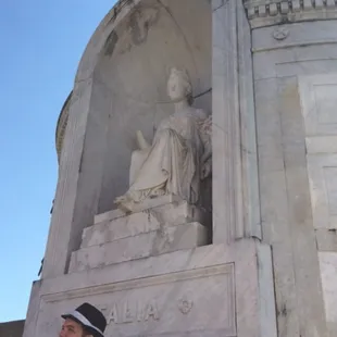 Thomas telling in Saint Louis Cemetery #1. Such a great tour!!