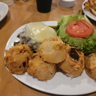 a plate of food on a table