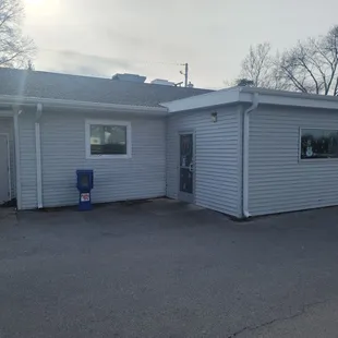 the outside of the building
