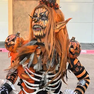 Another actor we met in the parking lot