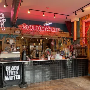 the front of the store
