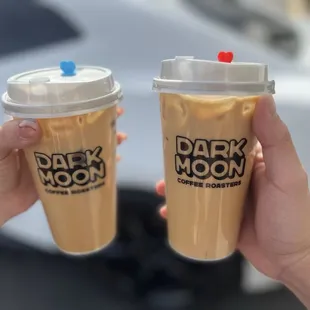 Iced vanilla bean latte