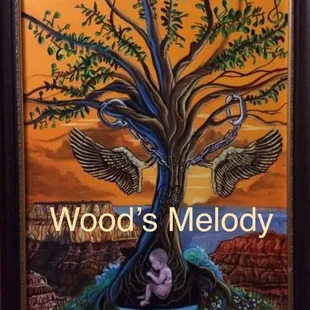 Custom oil painting done as wedding gift