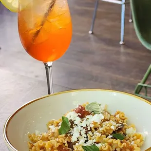 Paradiso Spritz &amp; Pasta alla Norma (8/15/23)