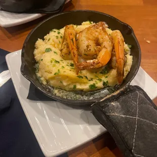 Shrimp and Grits!! My God today!!