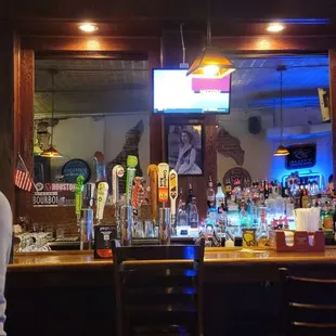 a man sitting at the bar