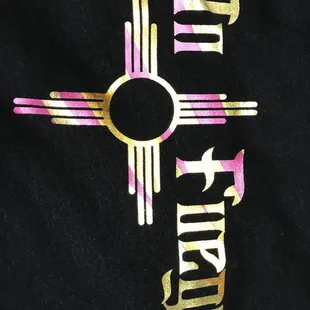 sometimes new techniques are just an experiment away. This is a 4 color foil print for our firery New Mexico friends.  It's chile time.