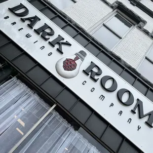 the front of the building