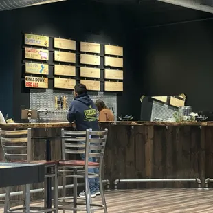 a man sitting at a bar