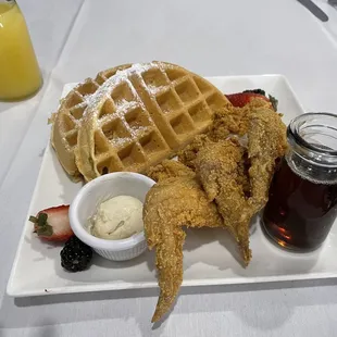 Chicken and Waffles