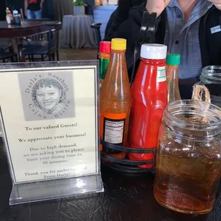 It starts with Darla, hot sauce and sweet iced tea, and then it ends with full tummies and satisfied grins.