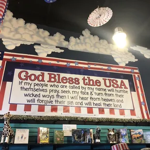 Great sayings, and art work on the walls