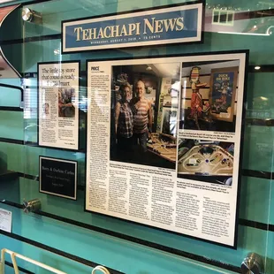 Great write up about the toy store in Tehachapi news.  They also did a piece in the Bakersfield newspaper