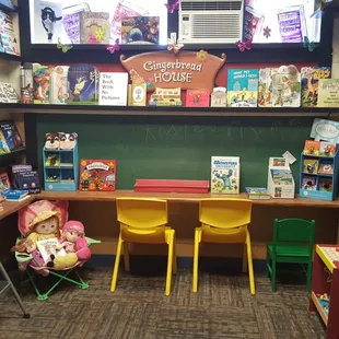 Lovely book area!