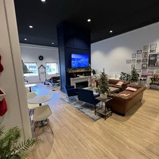 interior, sushi and sashimi