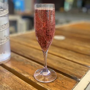 Cranberry mimosa