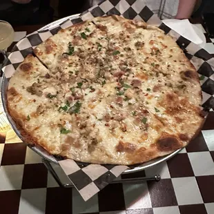 Clam & Ham Pizza