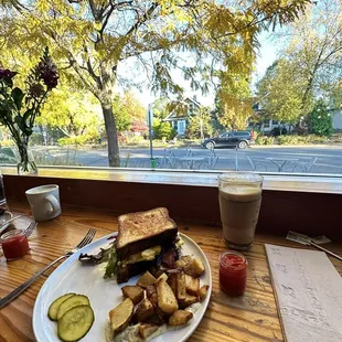 Breakfast with a view Amazing breakfast sandwich