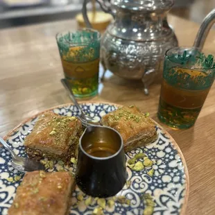 Baklava &amp; Moroccan Mint Tea Pot