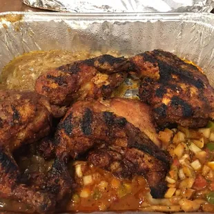 Poulet braisé