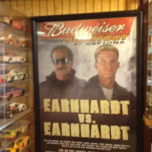 Sadly dated NASCAR poster.