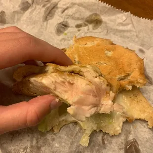 Raw chicken