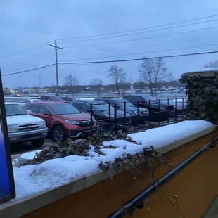 outside
