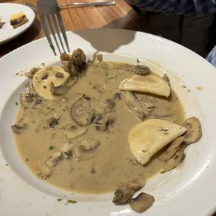 Beef tips &amp; Pierogis.  Seriously learn how to make a sauce-swimming in beef water!!