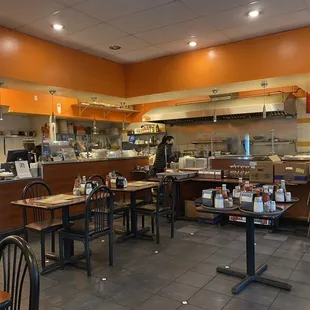 Terrible seating with nowhere's to get out of the cold.  wind