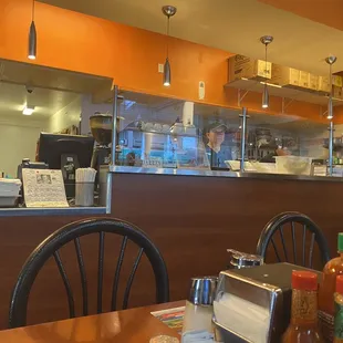 Looking toward the kitchen