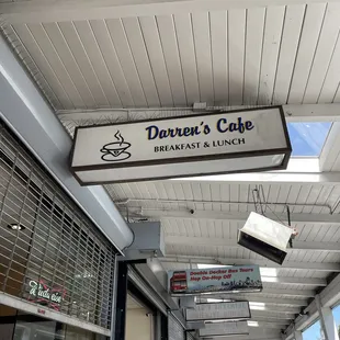 Cafe sign