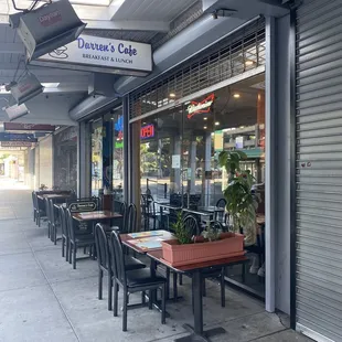 Front of the restaurant