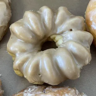 1/2 dozen ($12.00 USD); maple French cruller