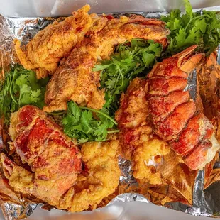 Fried Lobster tails!!