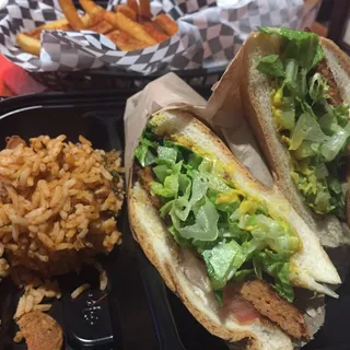 Turkey Sausage Po'Boy