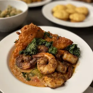 Blackened Shrimp &amp; Grits