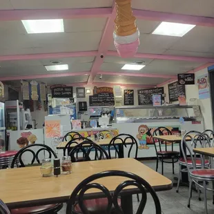 the interior of a restaurant