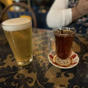 Iraqi Draft Beer and Tea