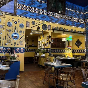the interior of a restaurant