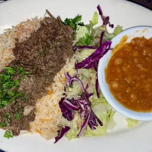 Shredded Lamb Rise Plate