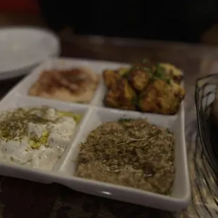 chicken kabab mezza platter had some great options