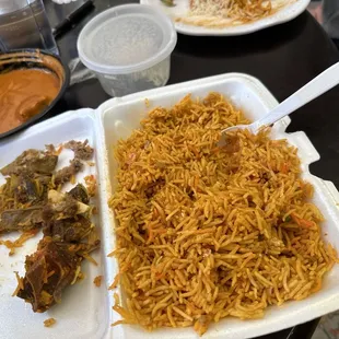 Sifted through the entire box only to find bones and tendons.